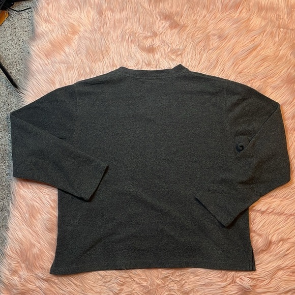 Y2K Disney Sweatshirt Womens XL Fleece Grumpy Rebel Gray V-Neck‎ - Picture 4 of 5